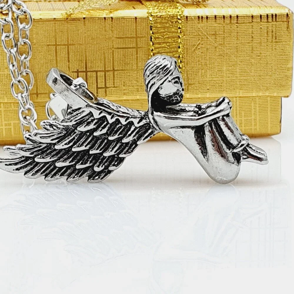 Saint Girl Angel Necklace for Men/Women, BL55590020